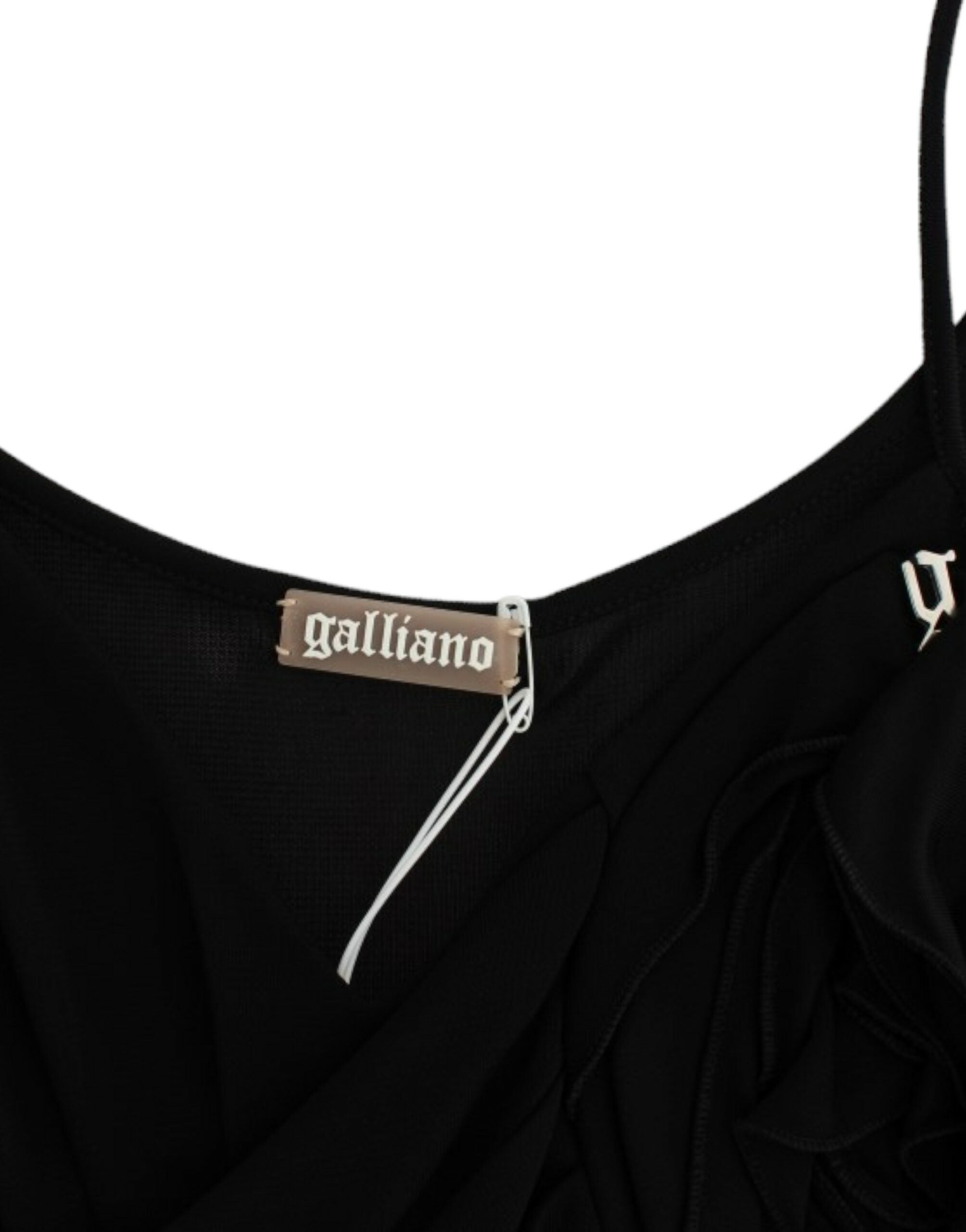 John Galliano Black Cocktail Dress