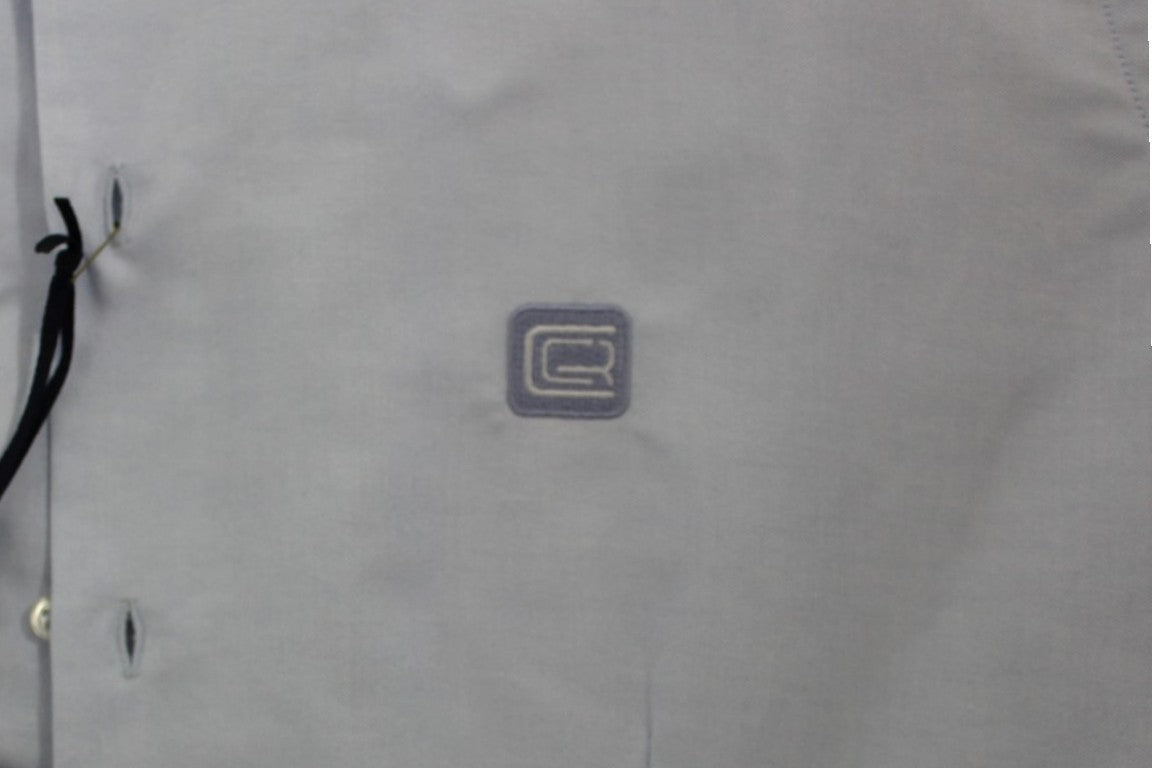 Cavalli Light Blue Cotton Shirt