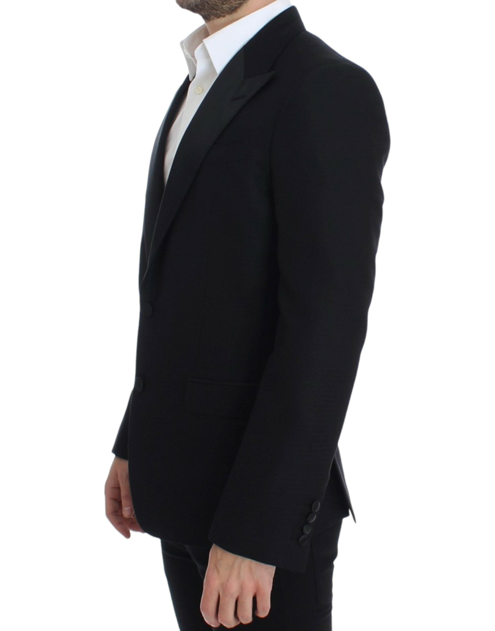 Dolce &amp; Gabbana SICILIA blazer in black wool silk