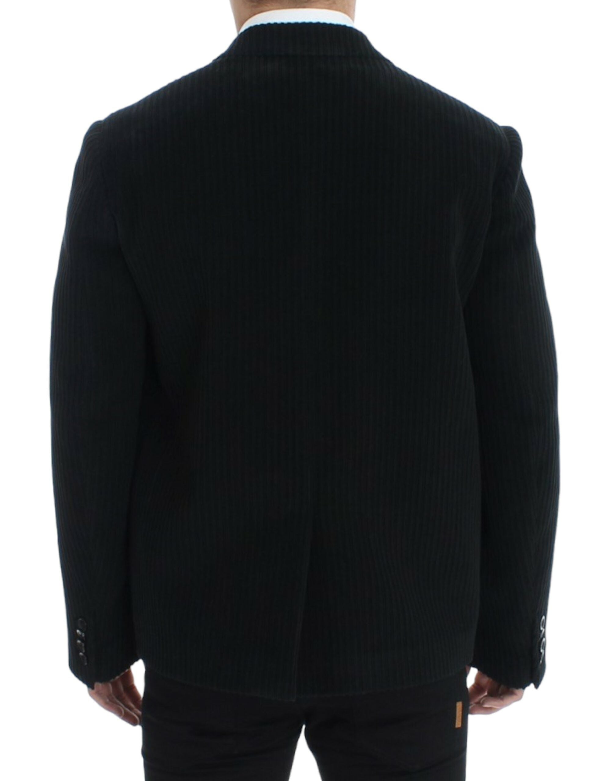 Dolce & Gabbana Schwarzer Manchester MARTINI Blazer