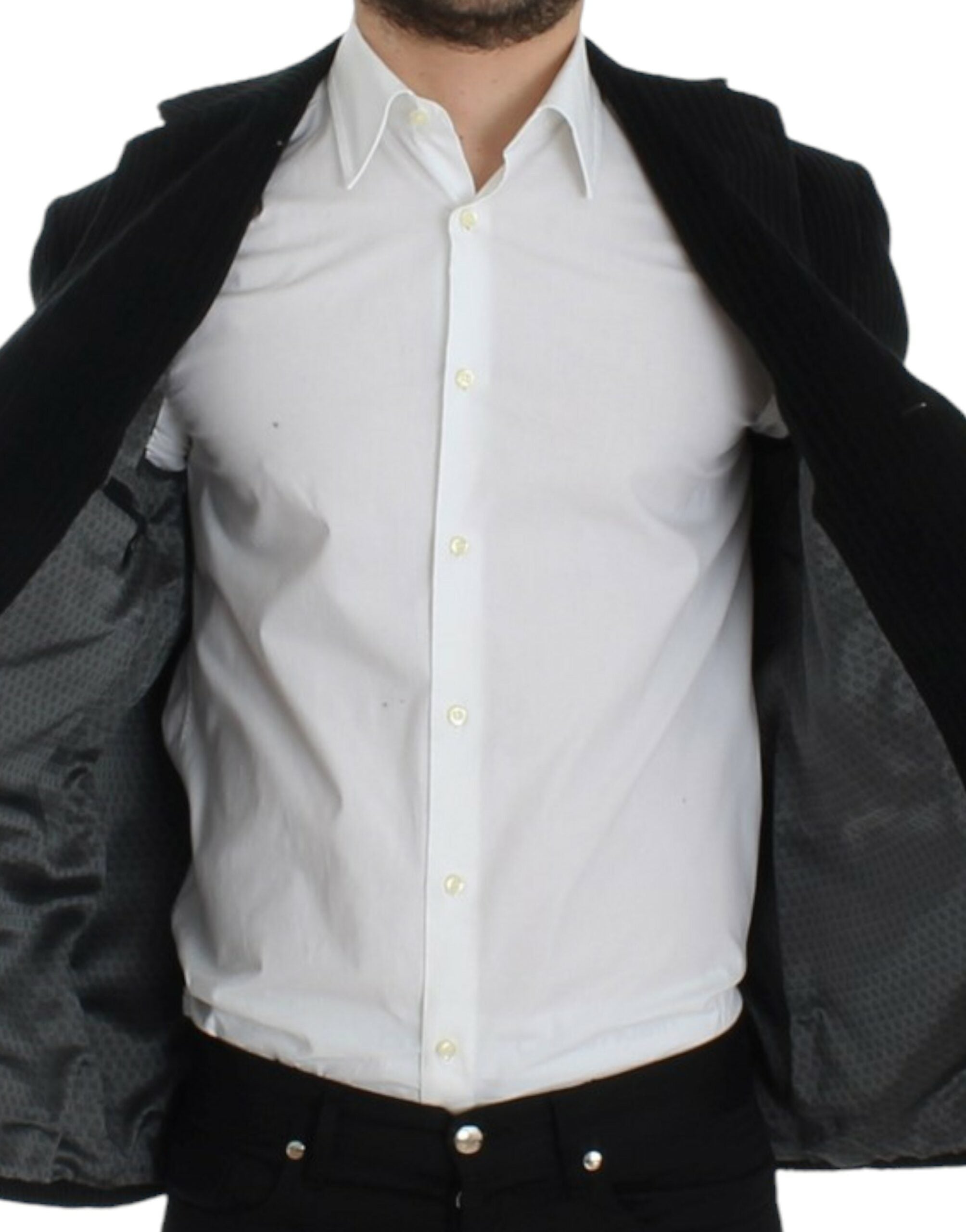 Dolce & Gabbana Schwarzer Manchester MARTINI Blazer