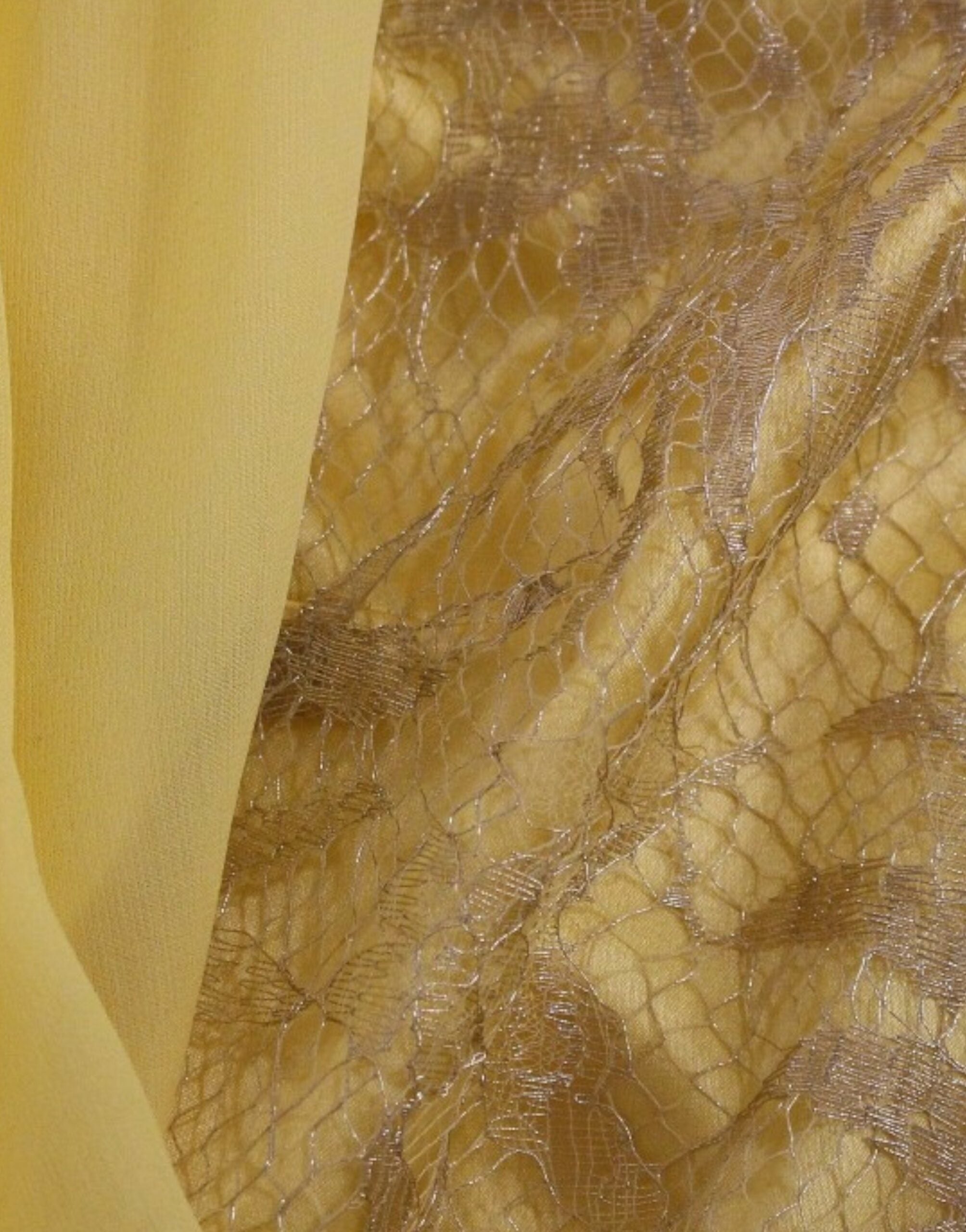 Dolce &amp; Gabbana Yellow Lace Crystal Mini Dress