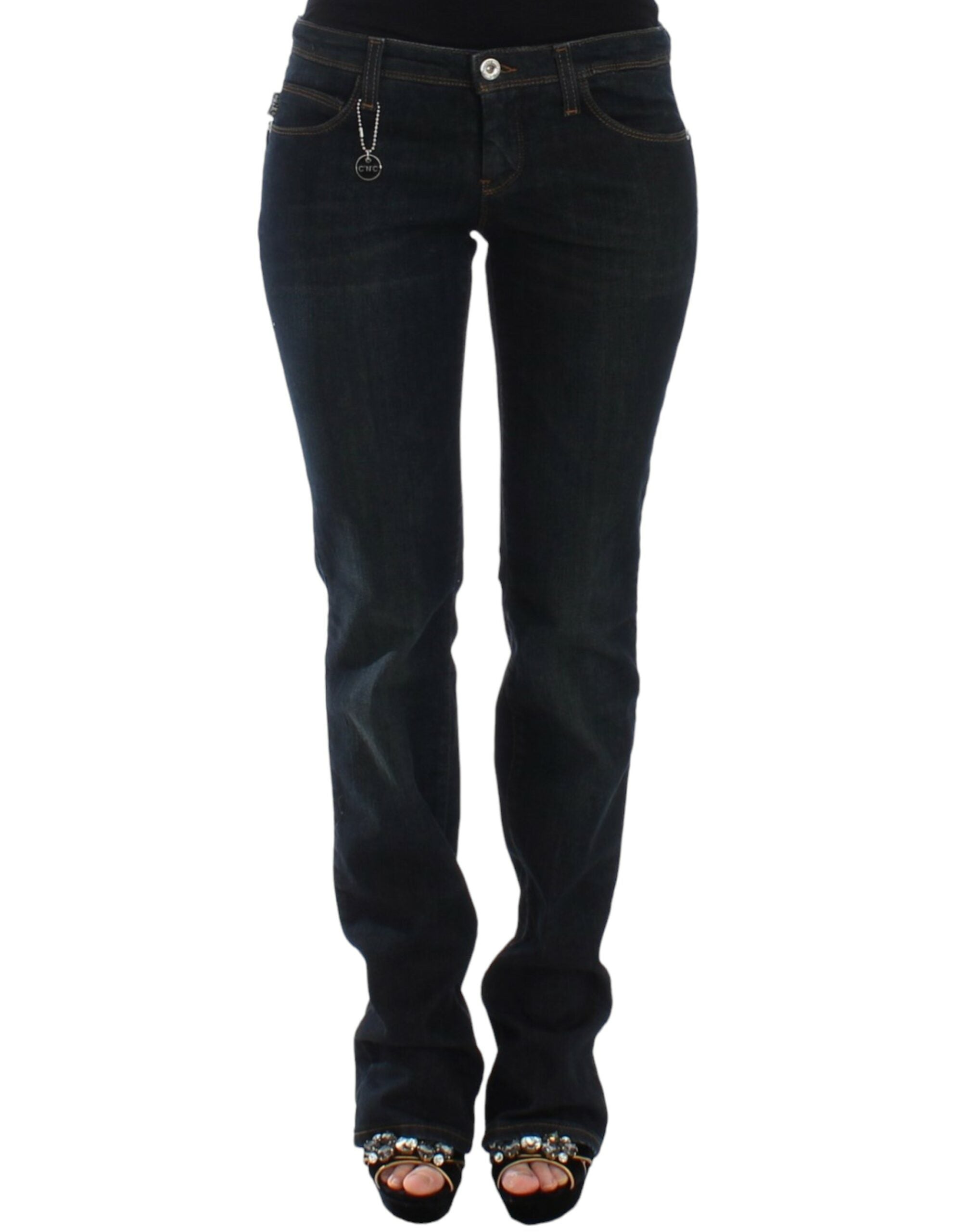 Costume National Blaue Slim Fit Jeans