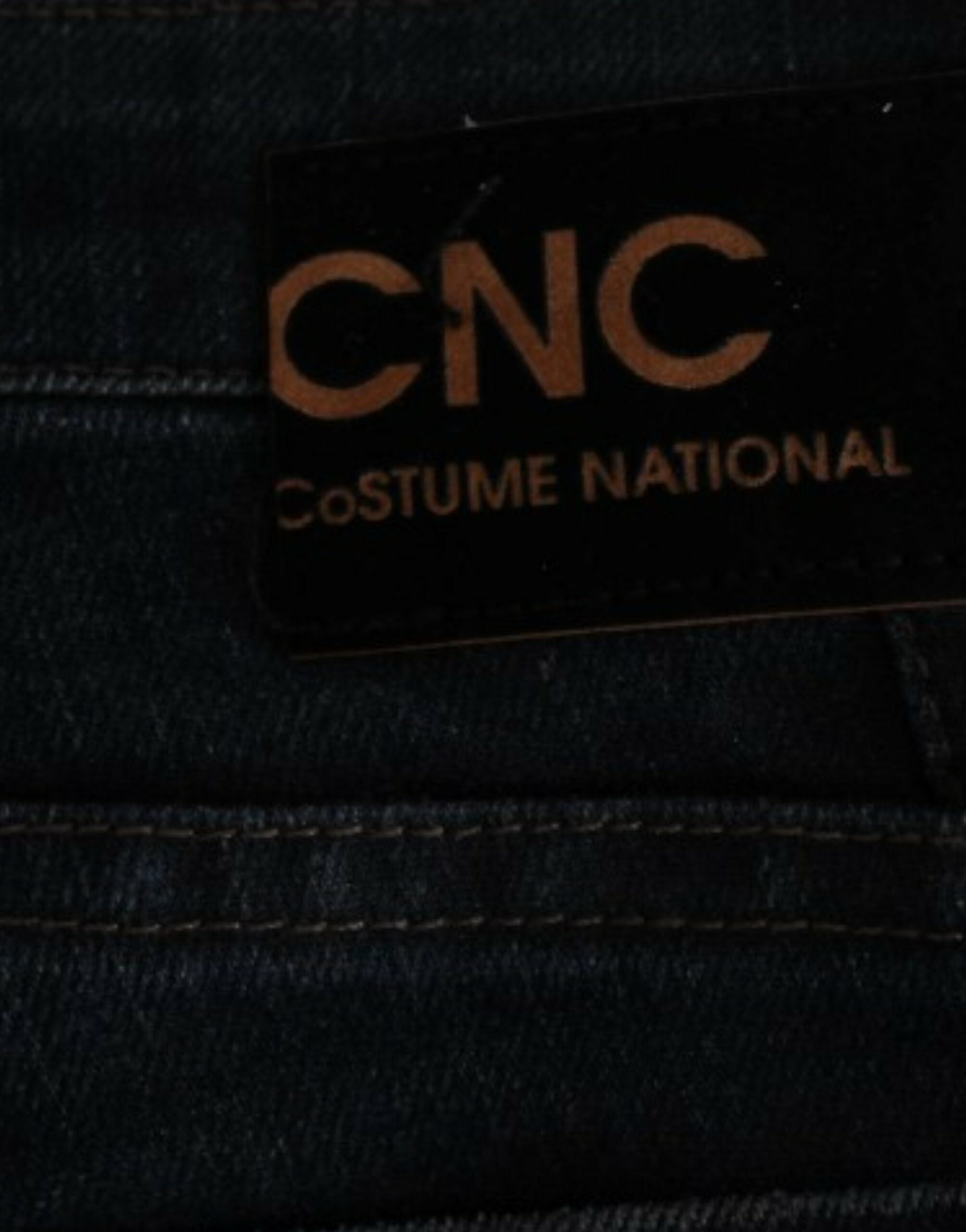 Costume National Blaue Jeans mit dünnem Bein