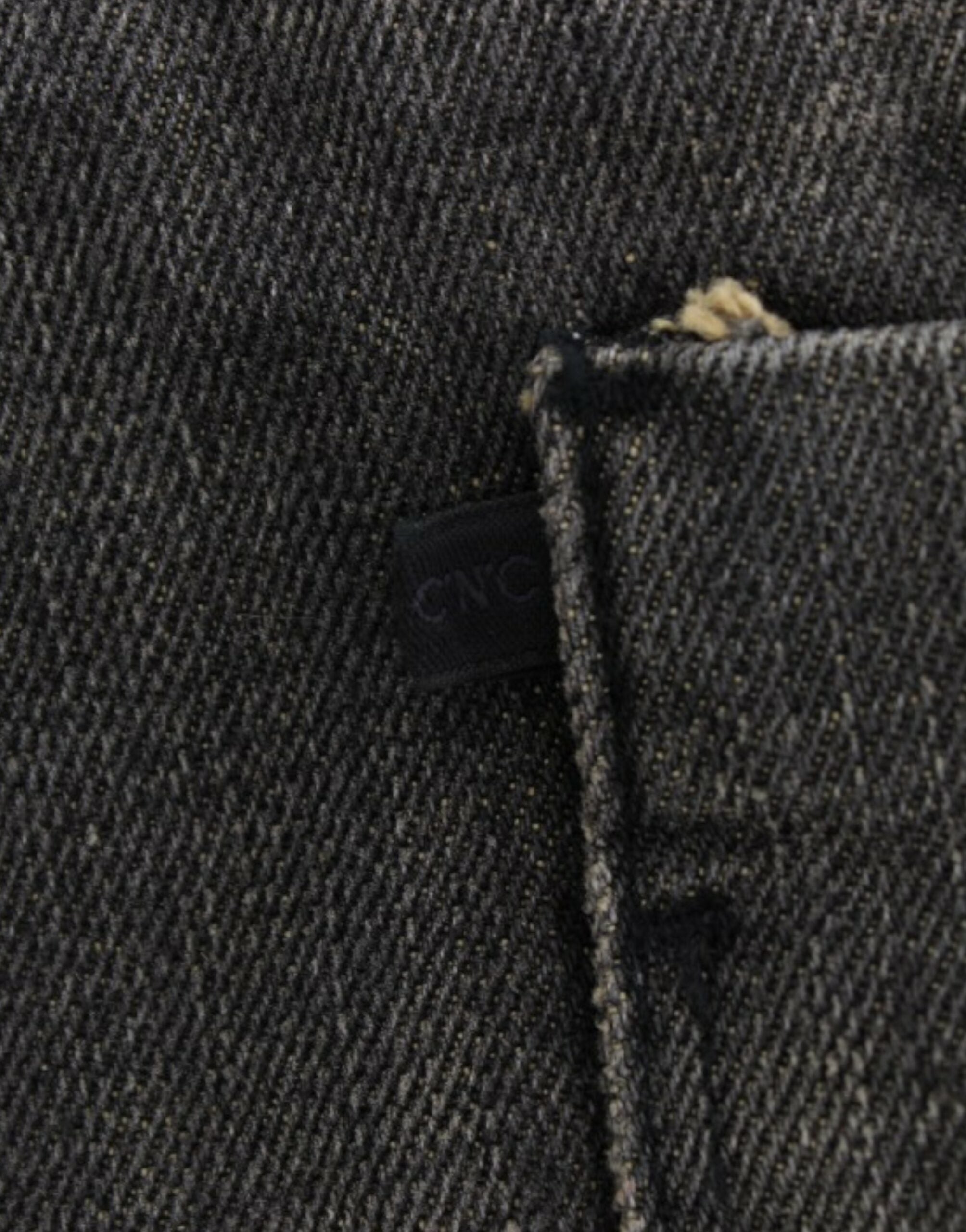 Costume National Graue Jeans im Used-Look