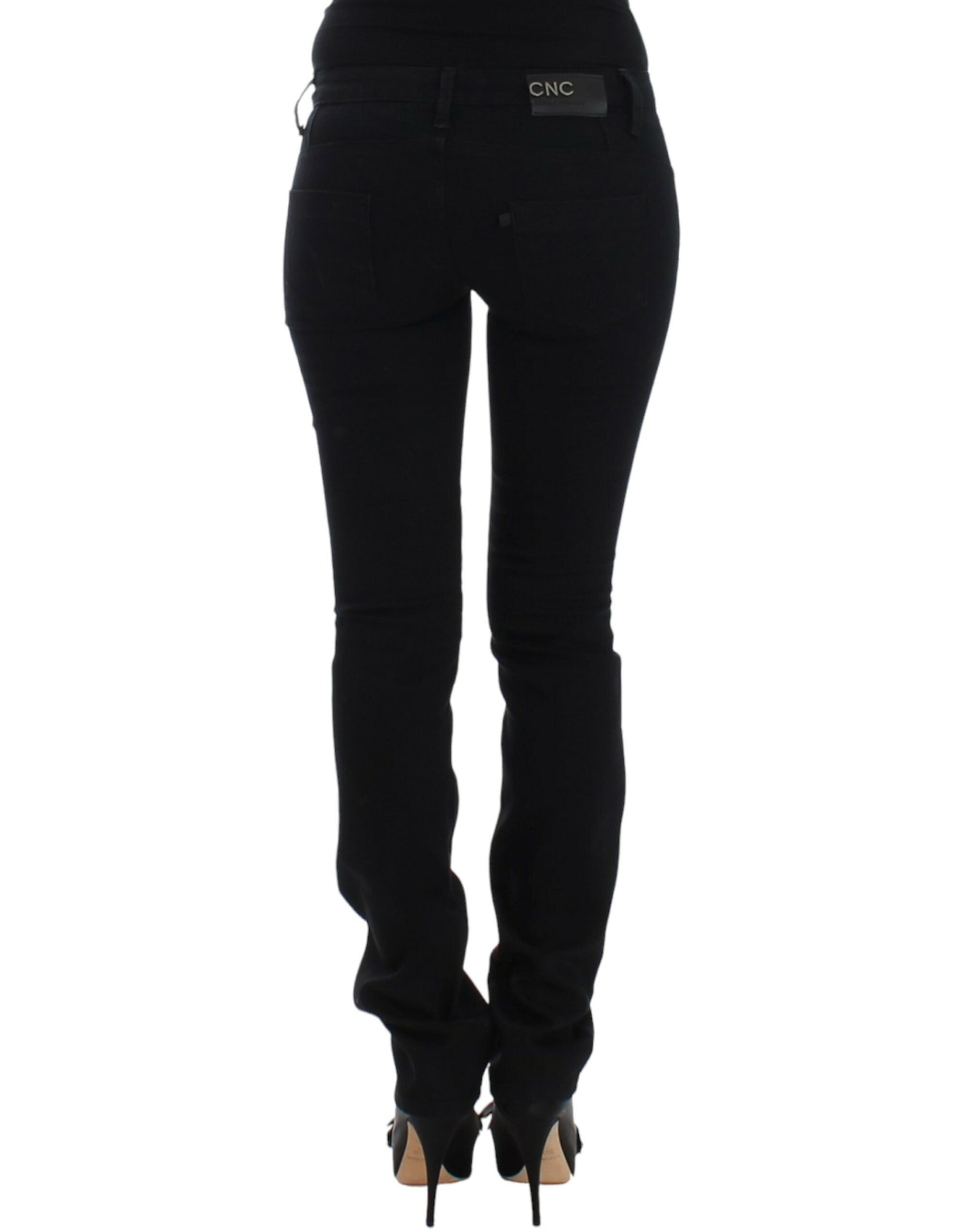 Costume National Schwarze Jeans mit geradem Bein