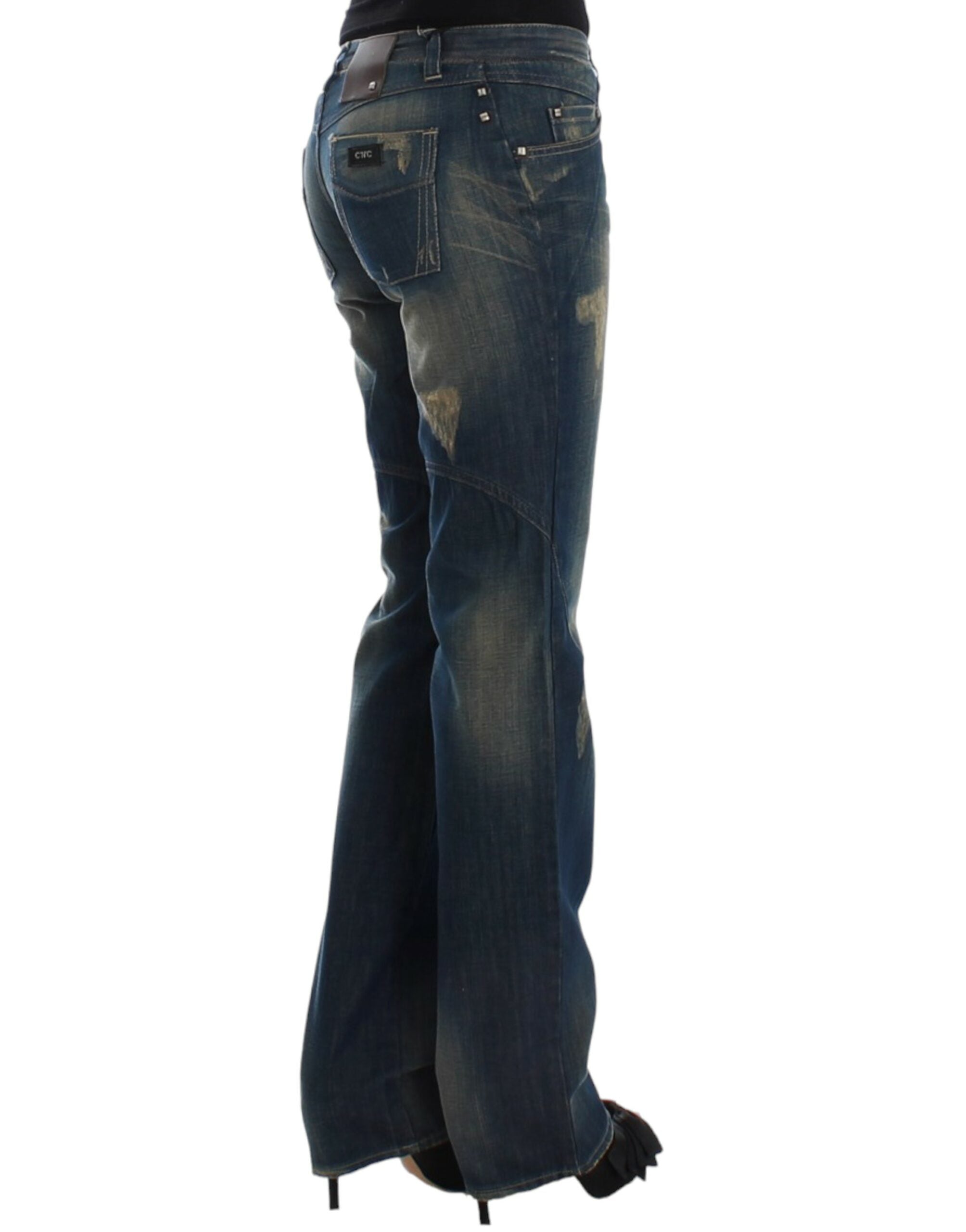 Costume National Blaue Jeans mit geradem Bein