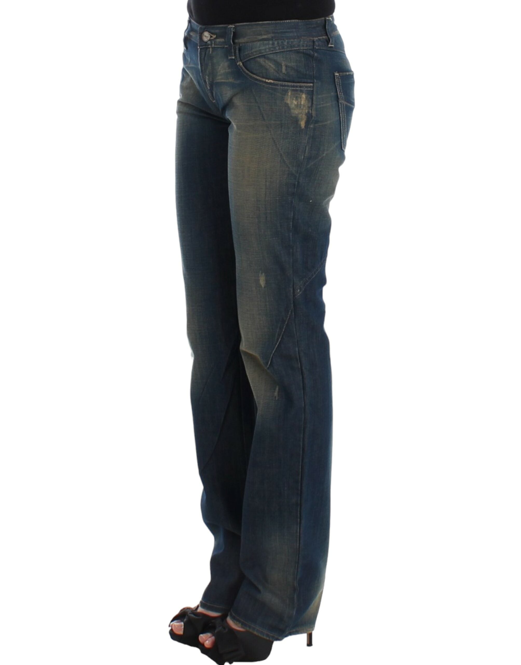 Costume National Blaue Jeans mit geradem Bein