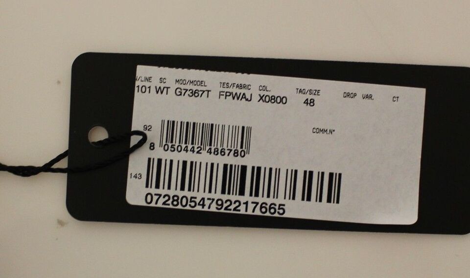 Dolce &amp; Gabbana Blue Cotton Stretch Vest Blazer