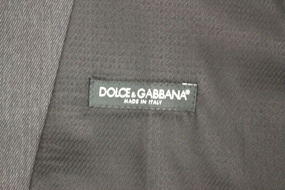 Dolce &amp; Gabbana Gray Wool Formal Dress Vest Gilet Waistcoat