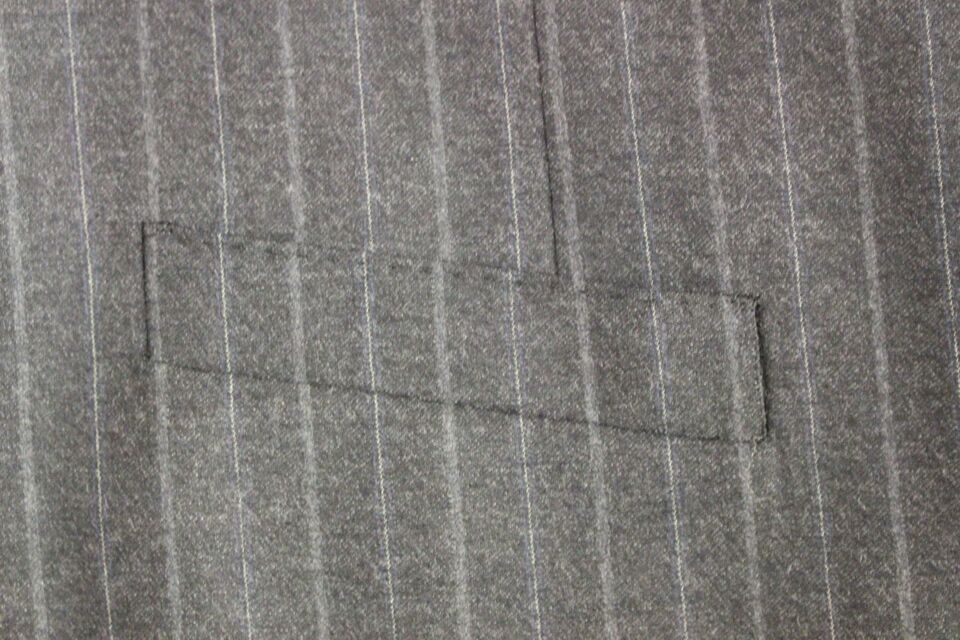 Dolce &amp; Gabbana Elegant gray striped dress vest