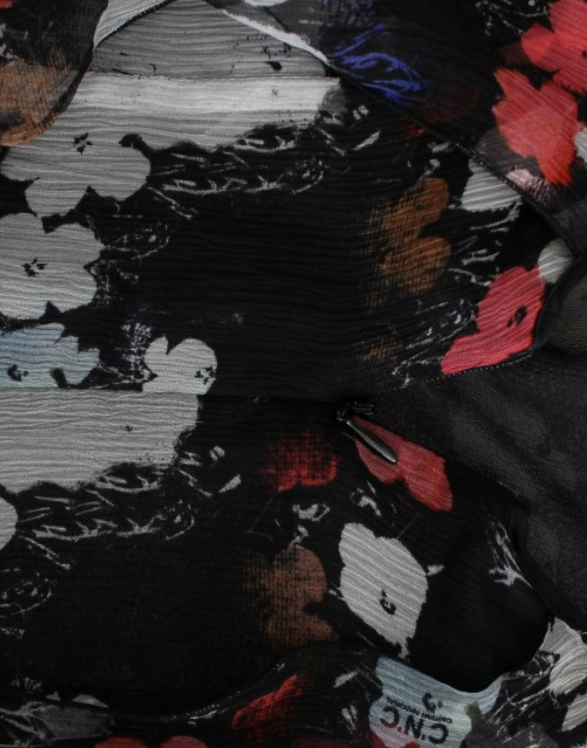 Costume National floral silk mini dress