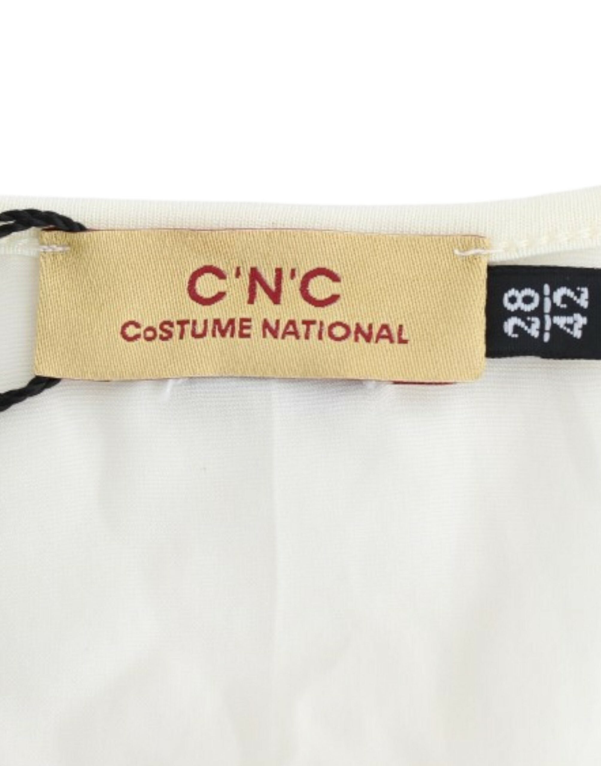 Costume National White Modal Tube Dress