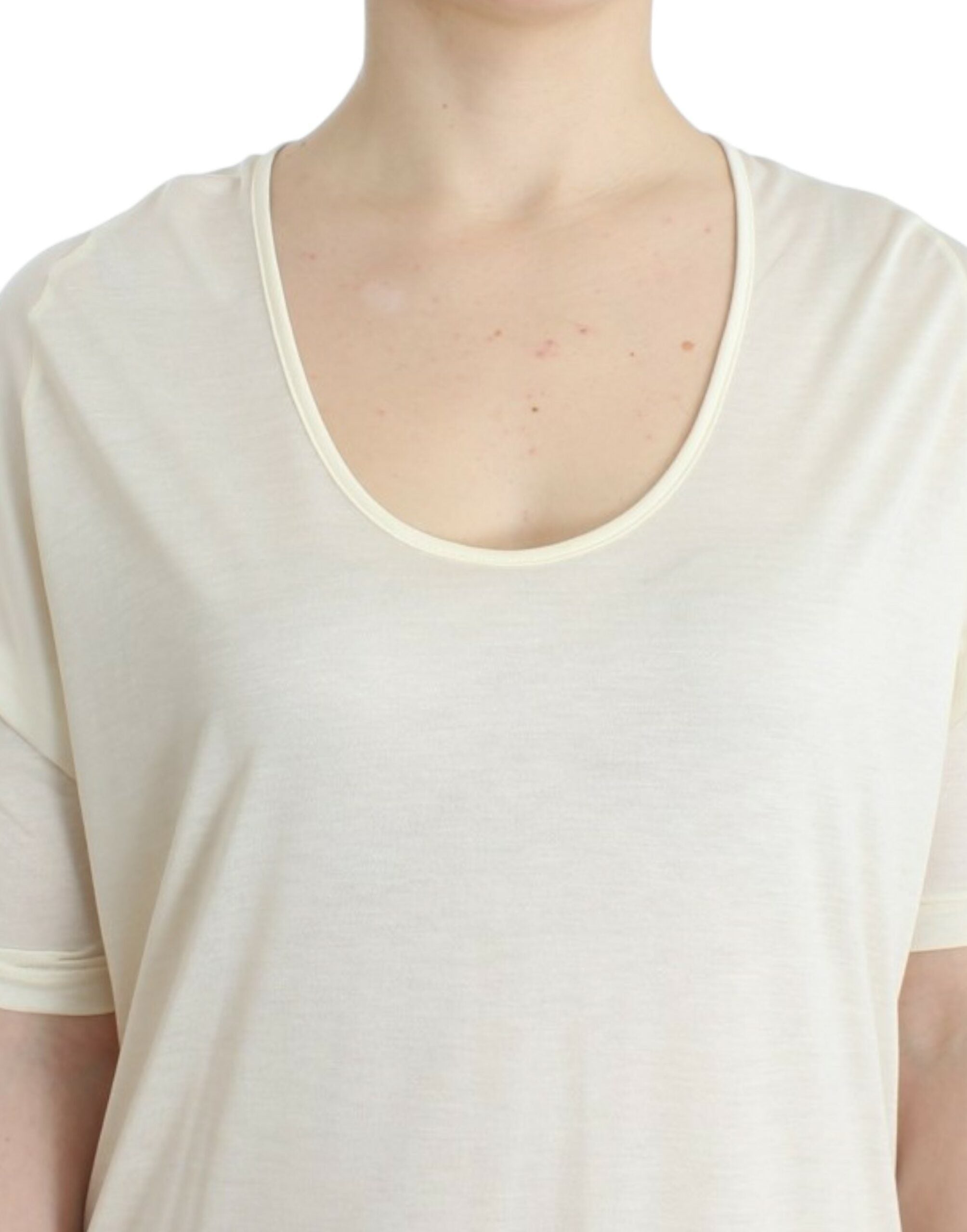 Costume National White Modal Tube Dress