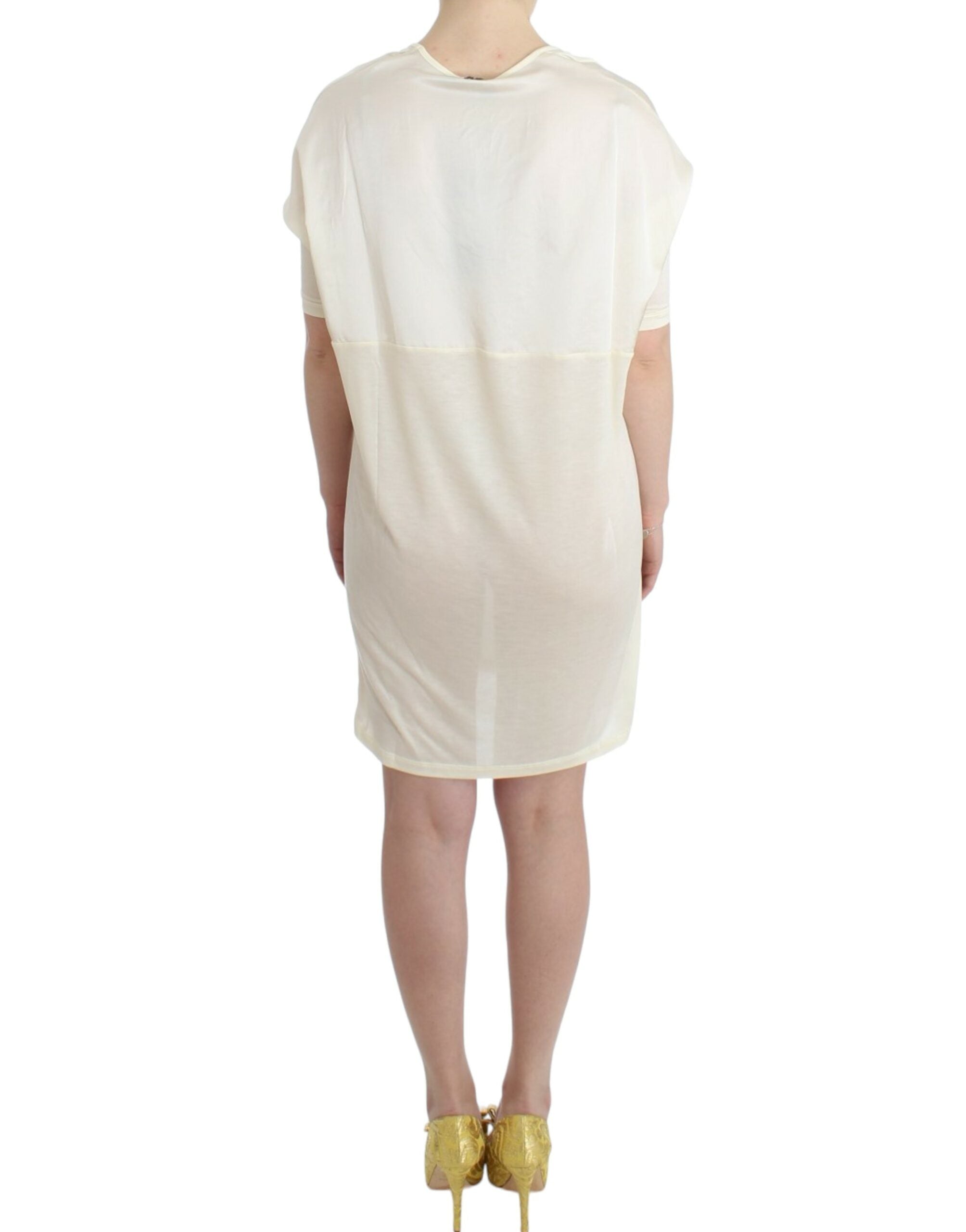 Costume National White Modal Tube Dress