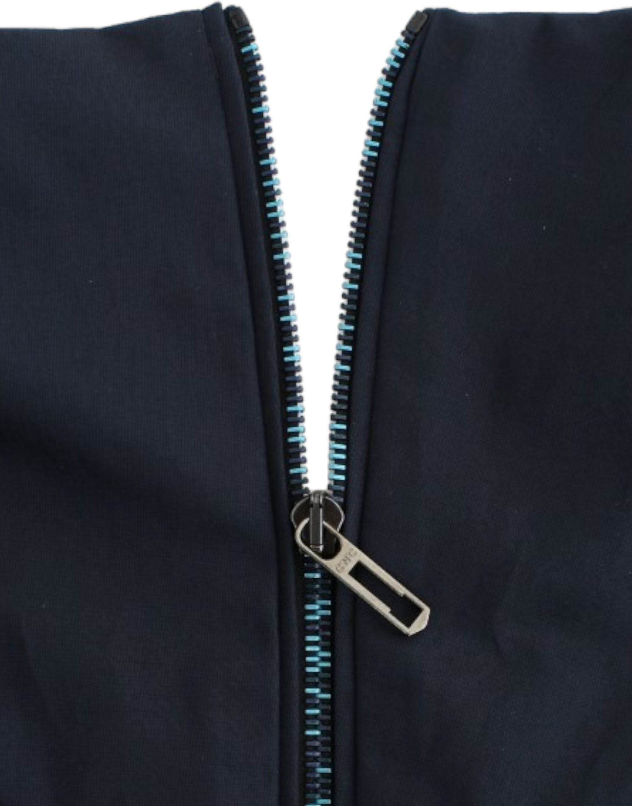 Costume National Blue Cotton Pencil Dress