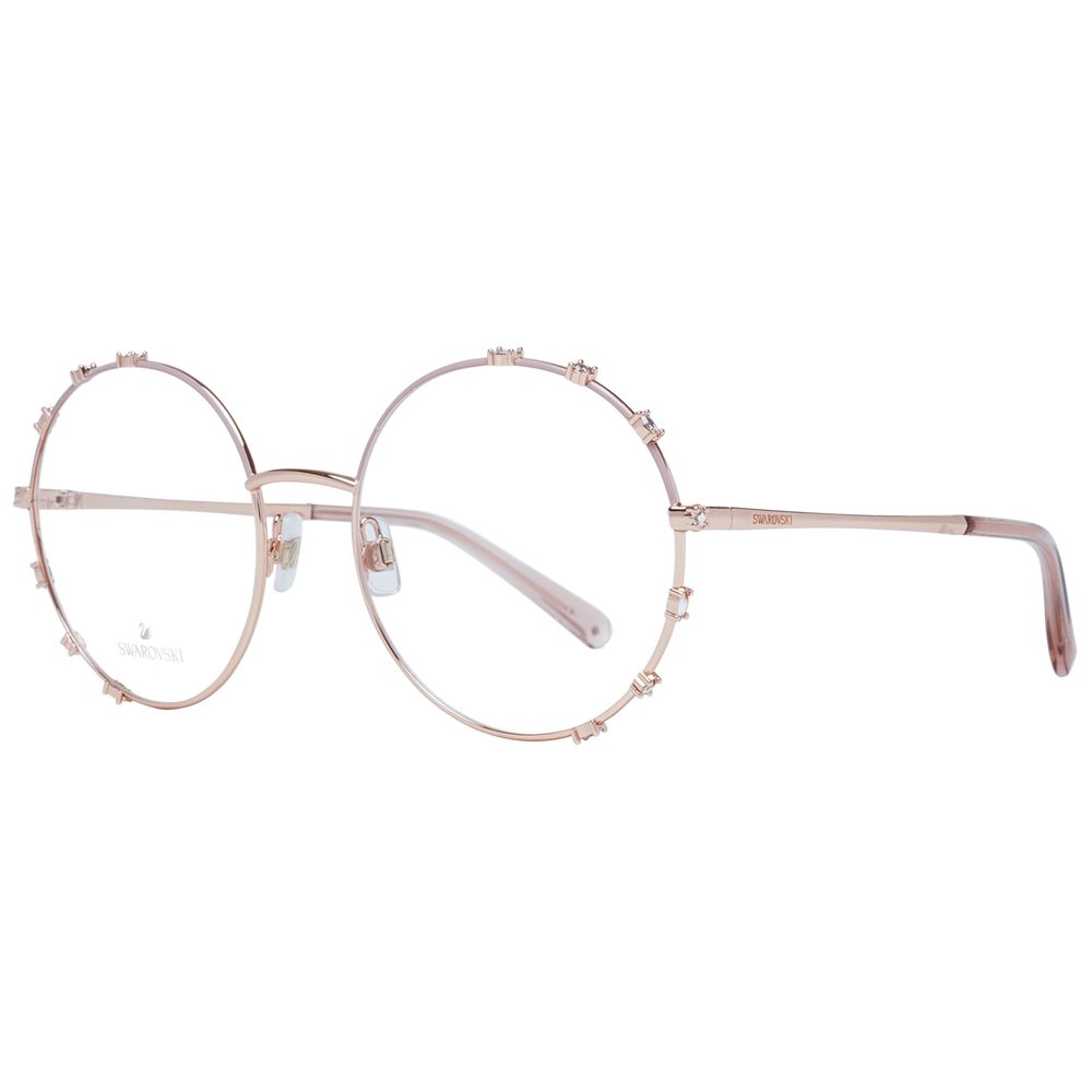 Swarovski Rosafarbene Metallbrille (Fassung)