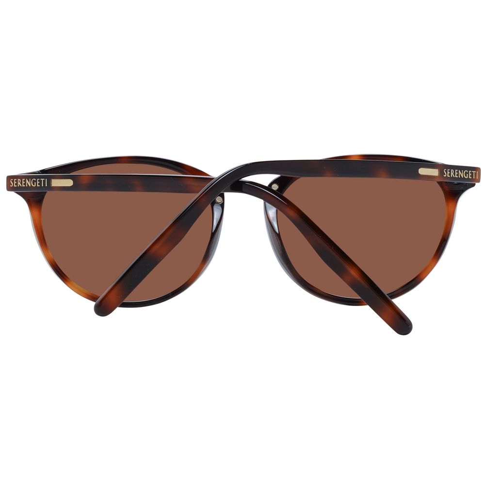Serengeti Braune Sonnenbrille aus Acetat und Metall