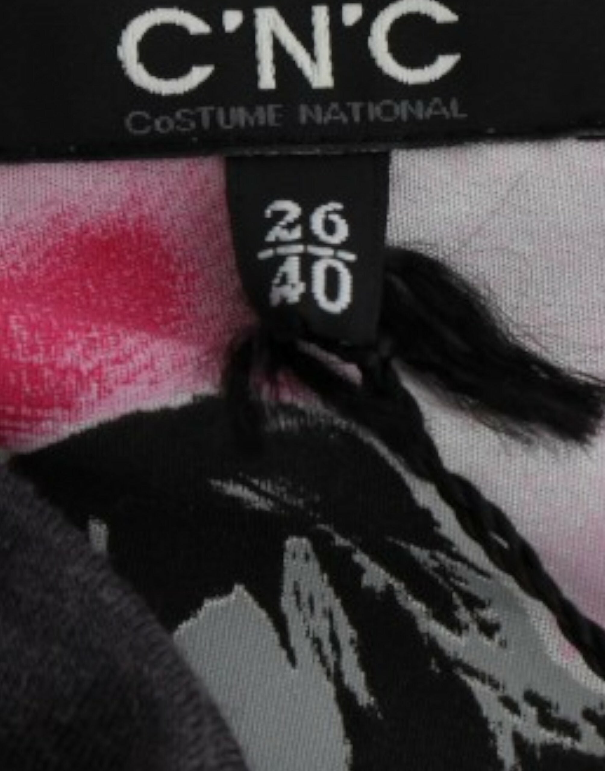 Costume National Gray Knit A-Line Dress