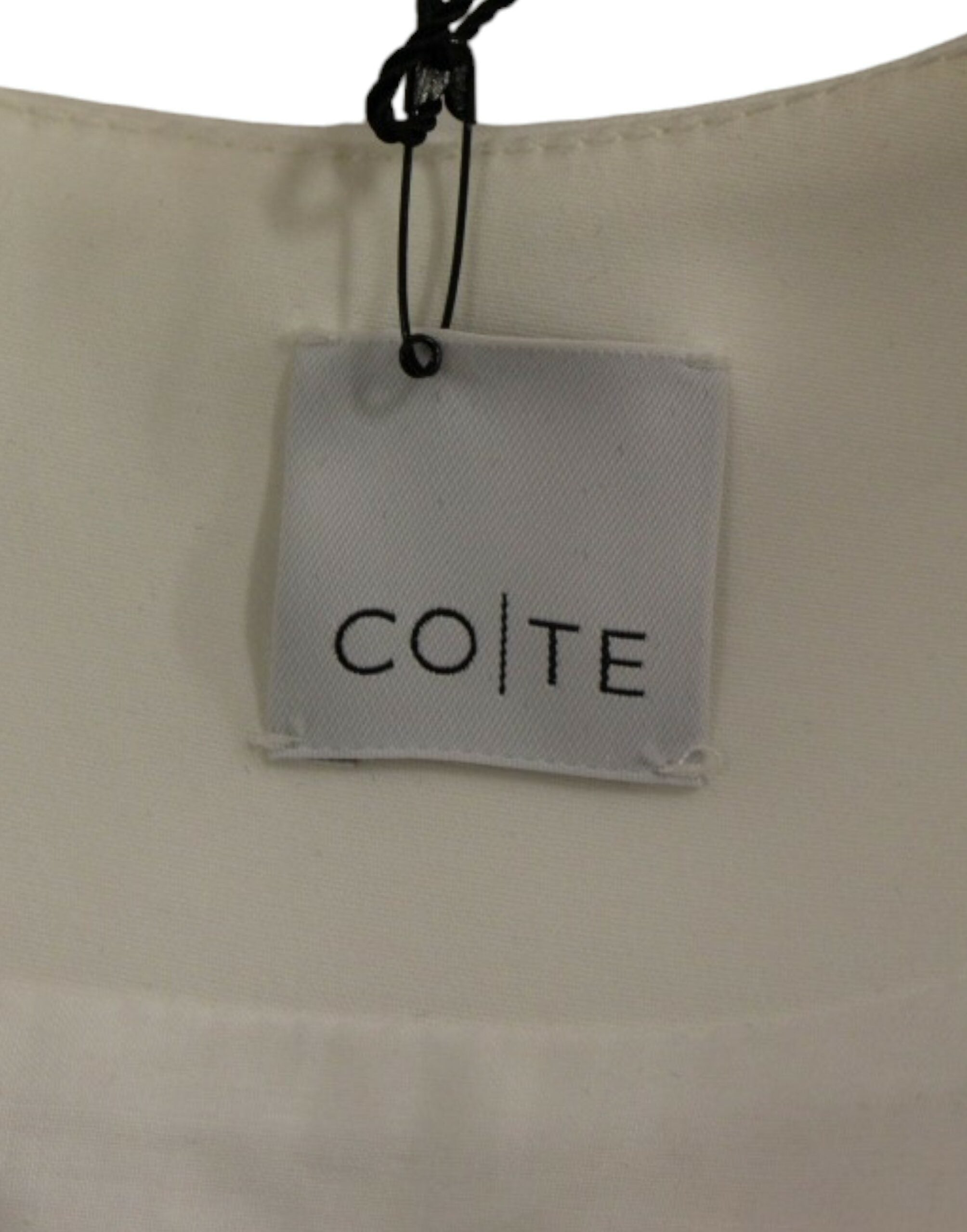 CO|TE White Robot Shift Dress