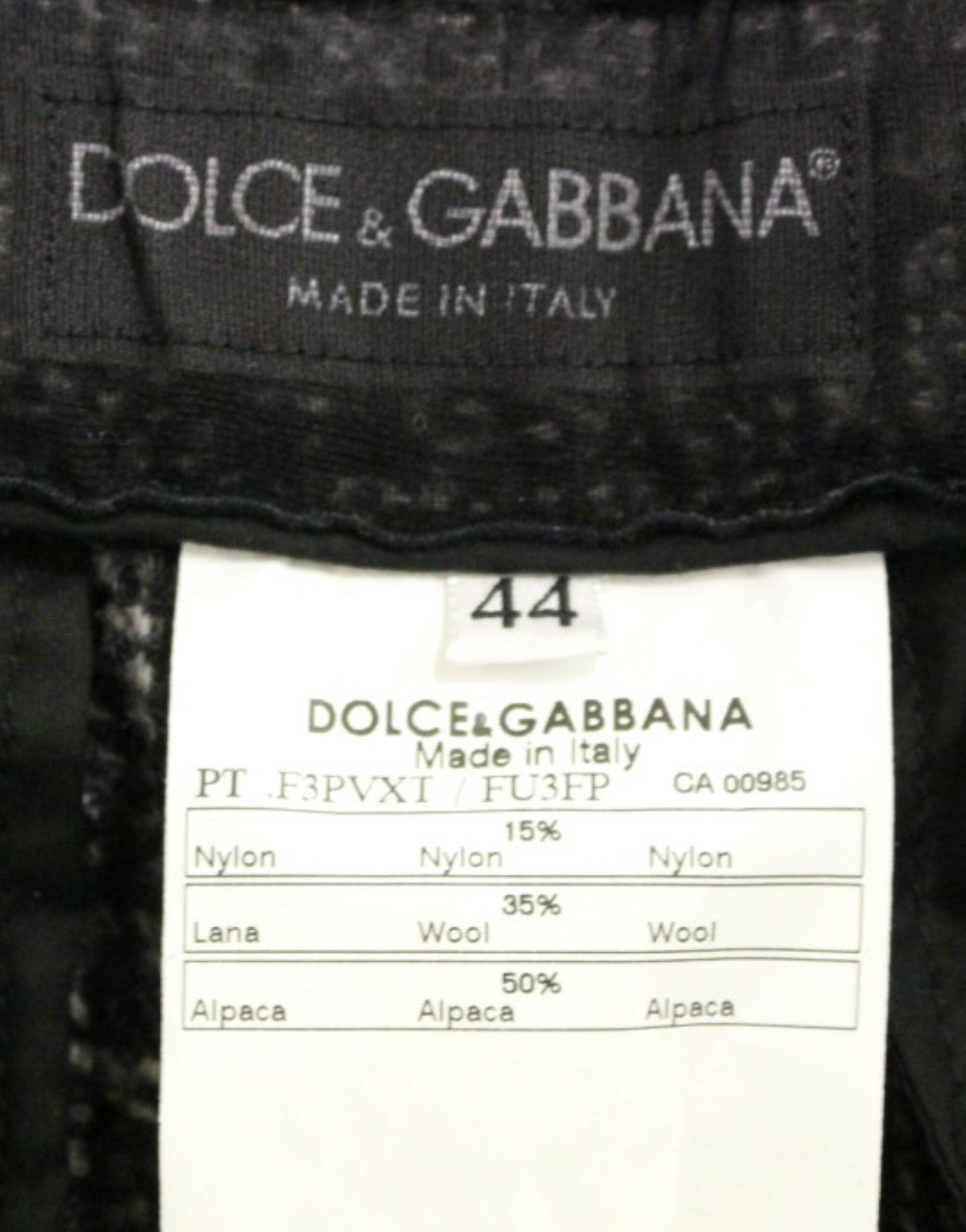 Dolce & Gabbana Graue Wollshorts Hose