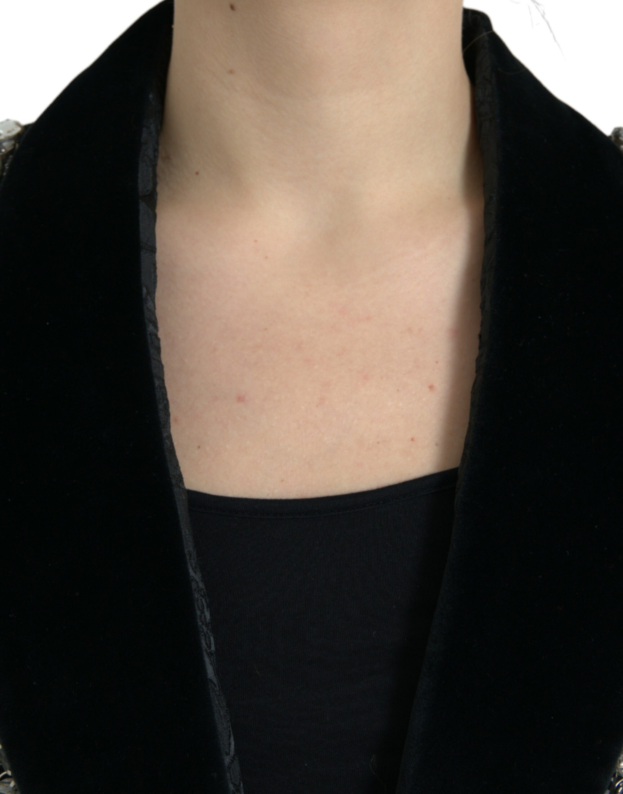 Dolce &amp; Gabbana Zarif İşlemeli Siyah Ceket Ceket