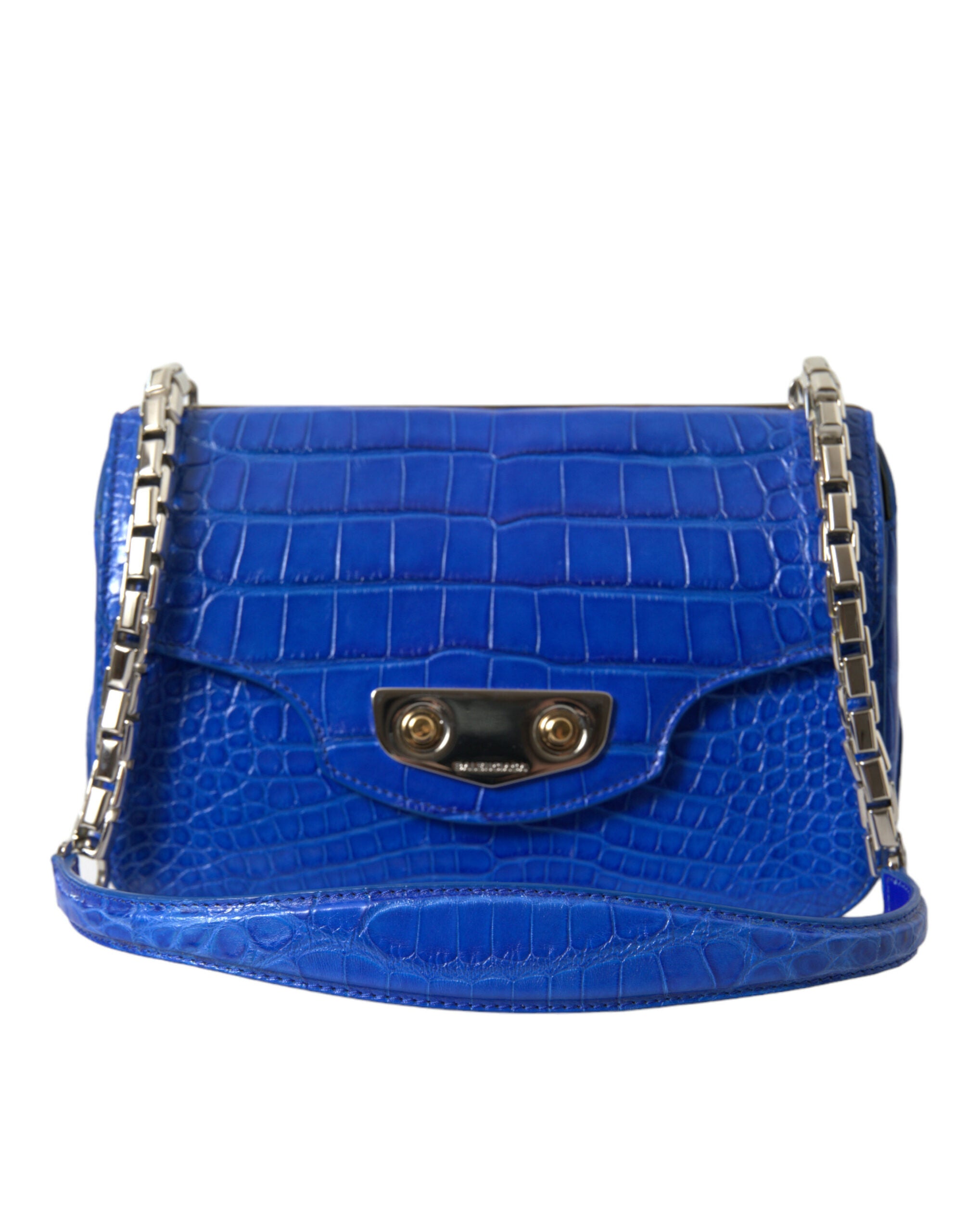 Balenciaga Blue Exotic Leather Neo Classic Wallet Shoulder Bag Handbag