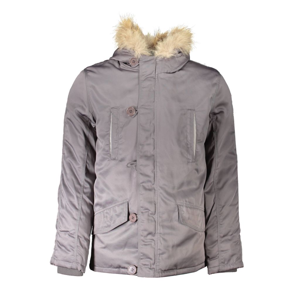 2 Special Grey Polyester Jackets &amp; Coats