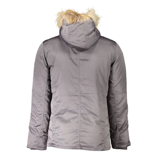 2 Special Grey Polyester Jackets &amp; Coats