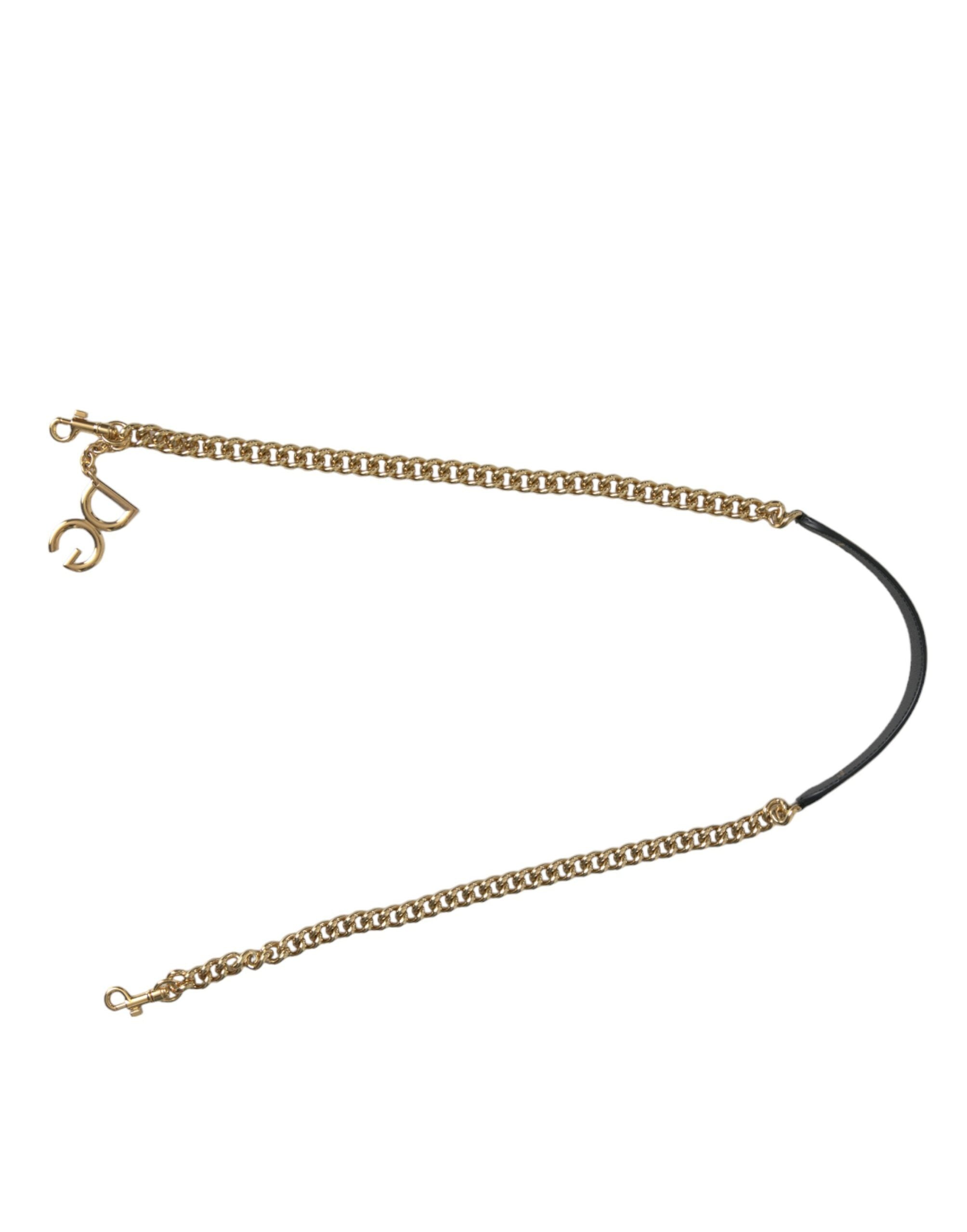 Dolce &amp; Gabbana Kahverengi Leopar Çanta Aksesuarı Omuz Askısı