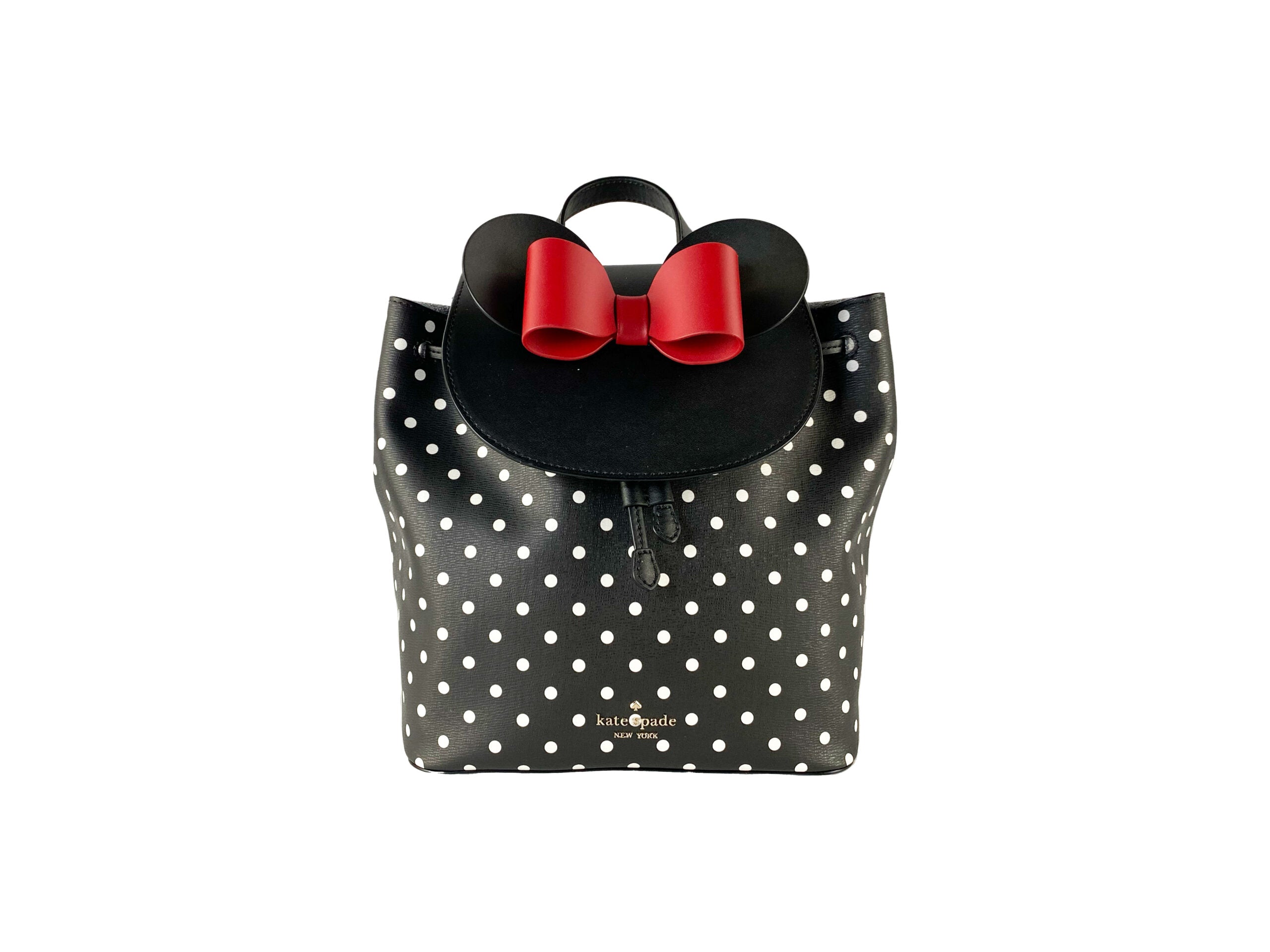 Kate Spade Disney Minnie Mouse Orta Boy Deri Sırt Çantası
