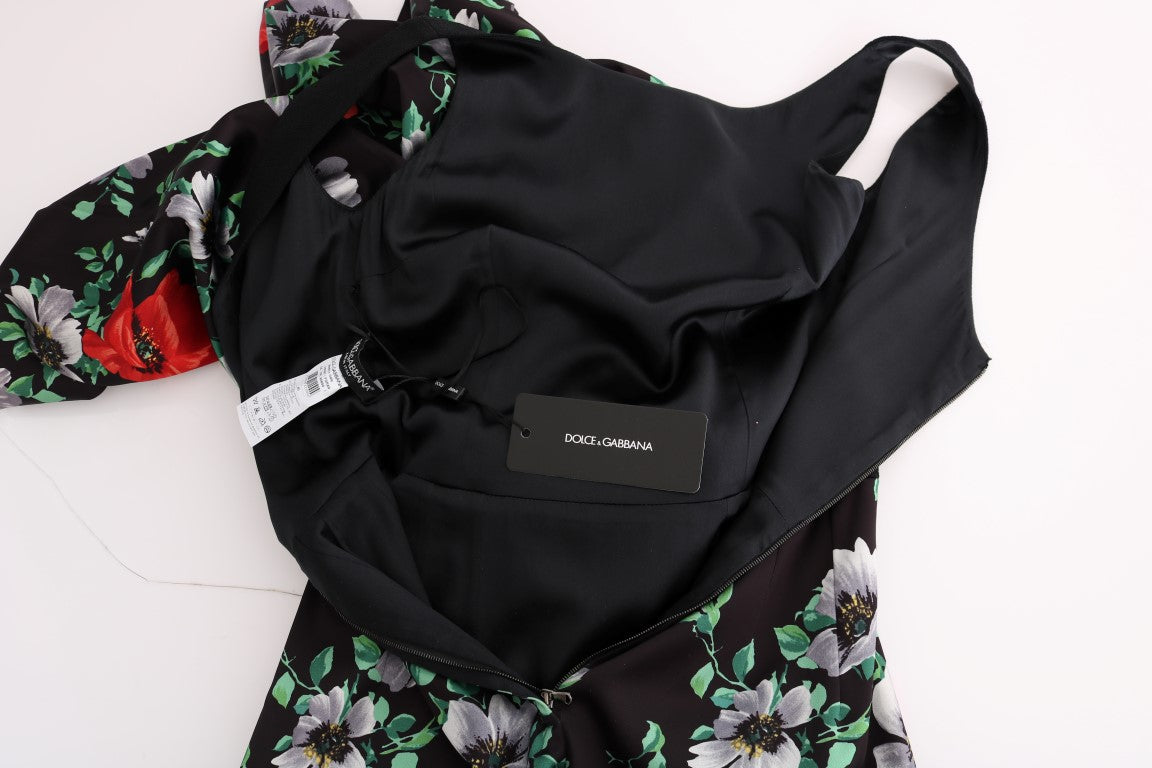 Dolce &amp; Gabbana Çok renkli çiçek desenli uzun kılıf elbise