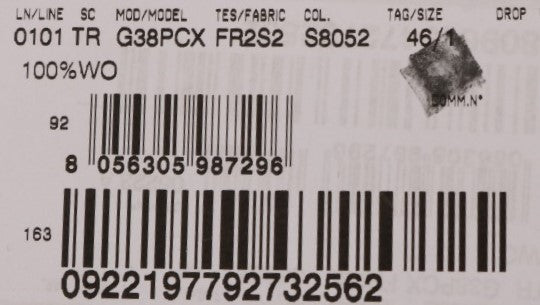 Dolce & Gabbana Graue gestreifte formelle Hose aus Wolle