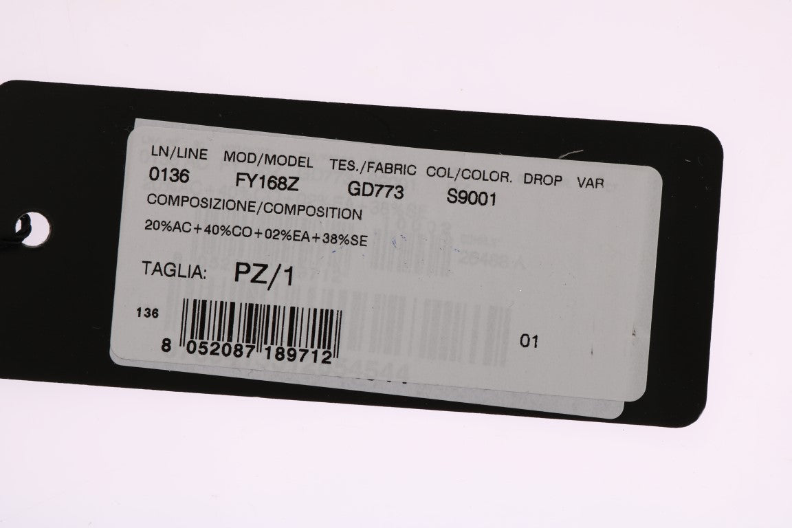 Dolce &amp; Gabbana Gray Silk Black Lace Hair Claw