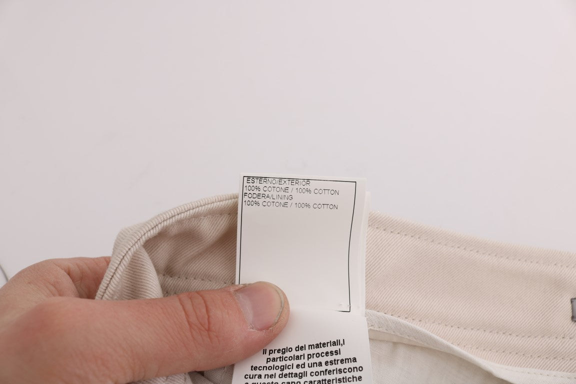 Ermanno Scervino Weiße Slim Fit Freizeitjeans