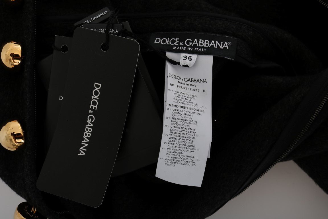 Dolce &amp; Gabbana Gri Kristal Elbise "Prens Rüyalarım"