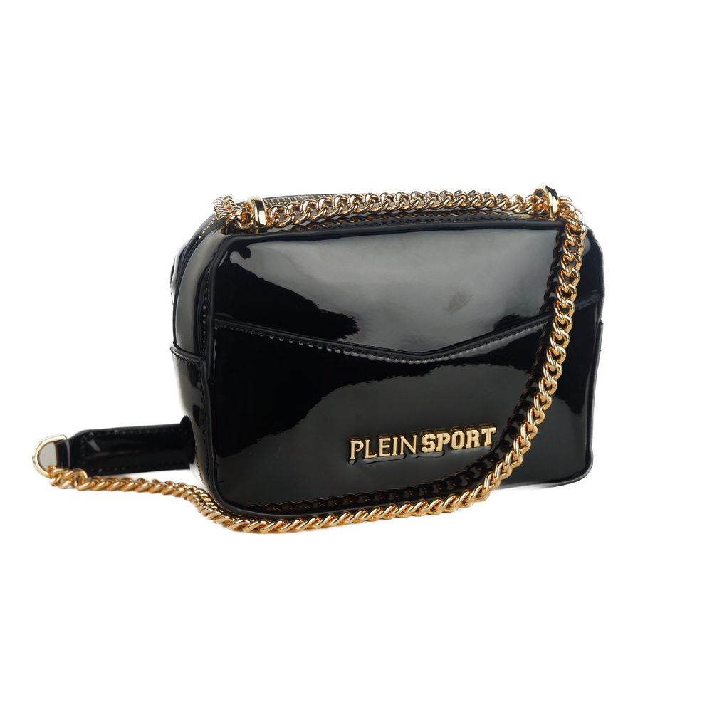 Plein Sport Schwarz Polyethylen Frauen Crossbody Tasche