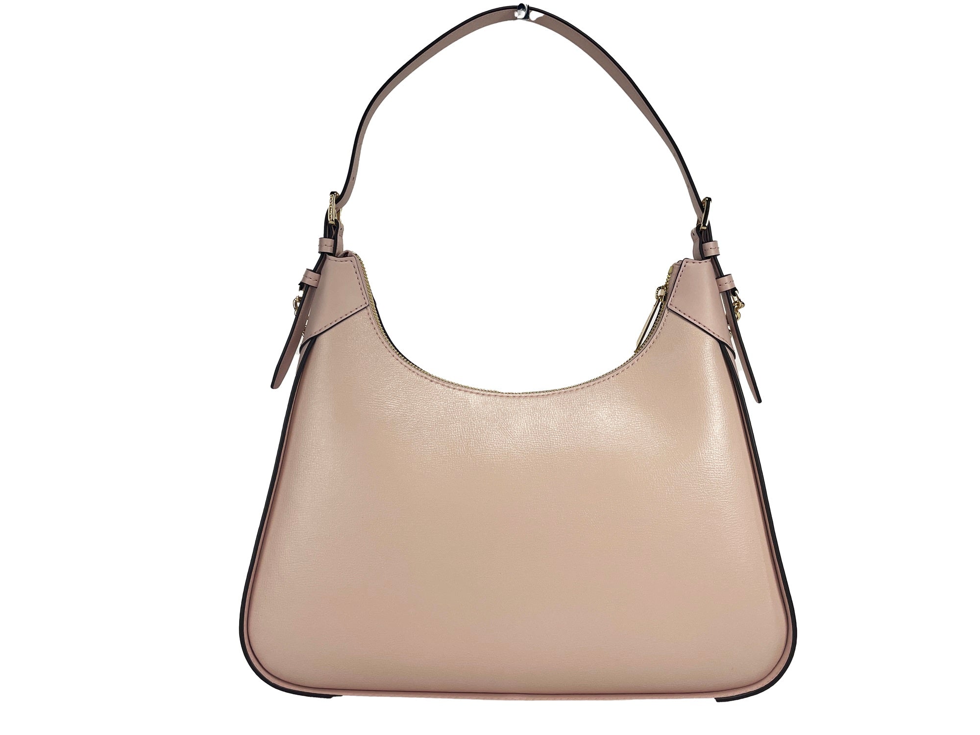 Michael Kors Wilma Large Smooth Leather Shoulder Bag with Chain, Powder Pink