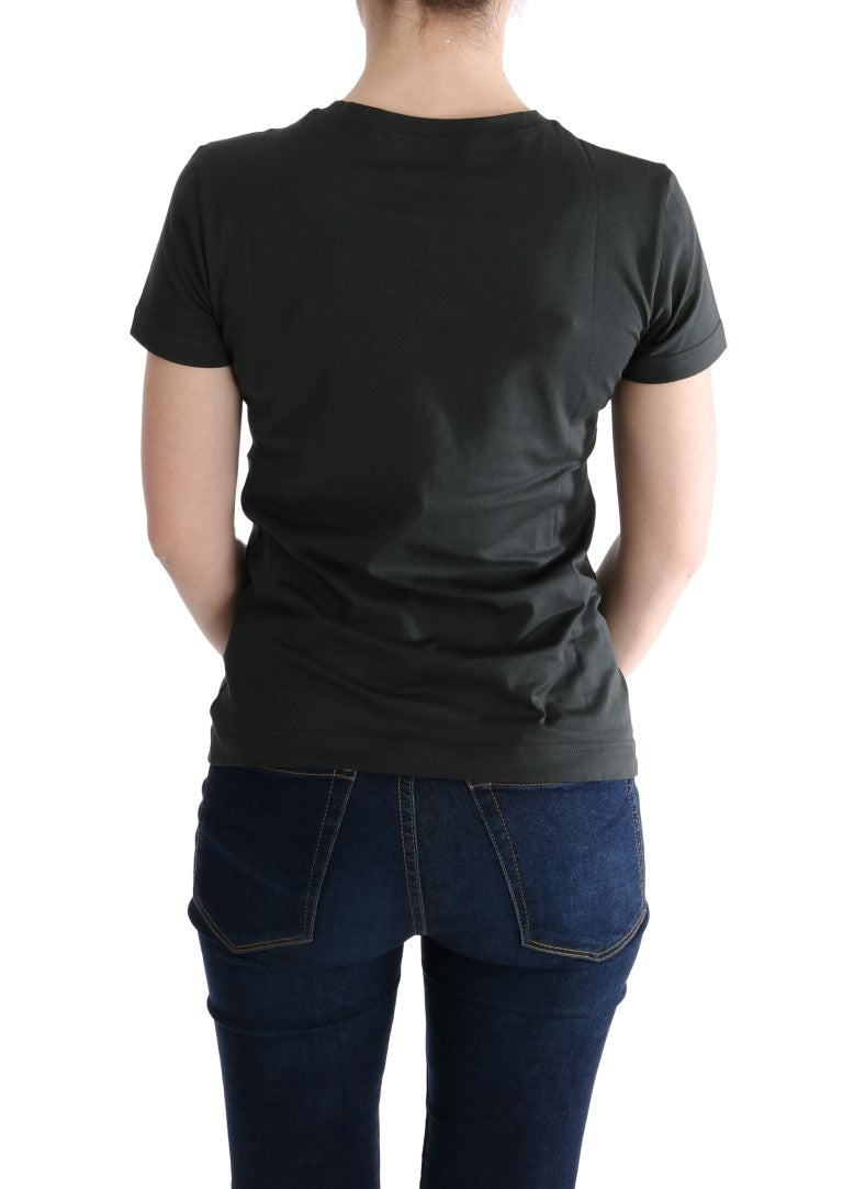 Dolce &amp; Gabbana Green Cotton 2017 Motif T-Shirt