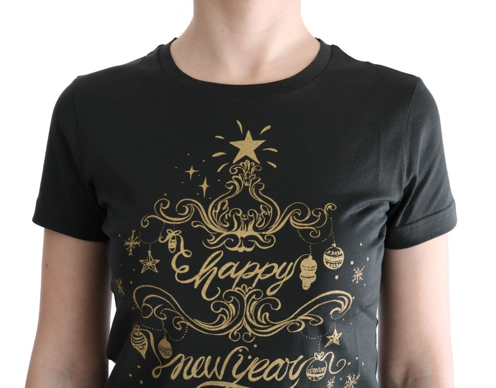 Dolce &amp; Gabbana Green Cotton 2017 Motif T-Shirt