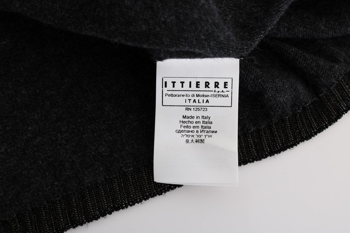 Costume National Grauer Viskose-Strickpullover