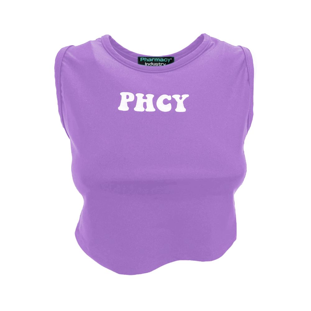 Pharmacy Industry Sleeveless Lycra top with logo on the chest