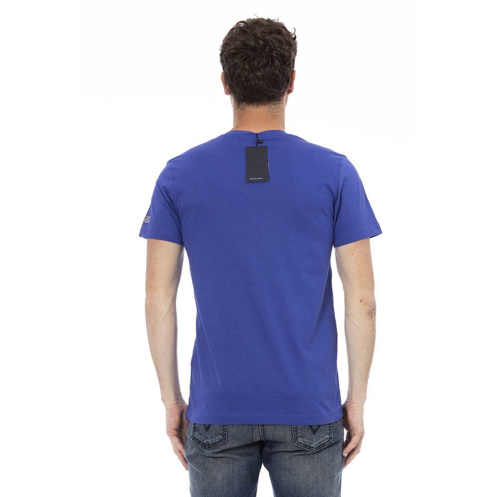 Trussardi Action Blue Cotton Men's T-Shirt