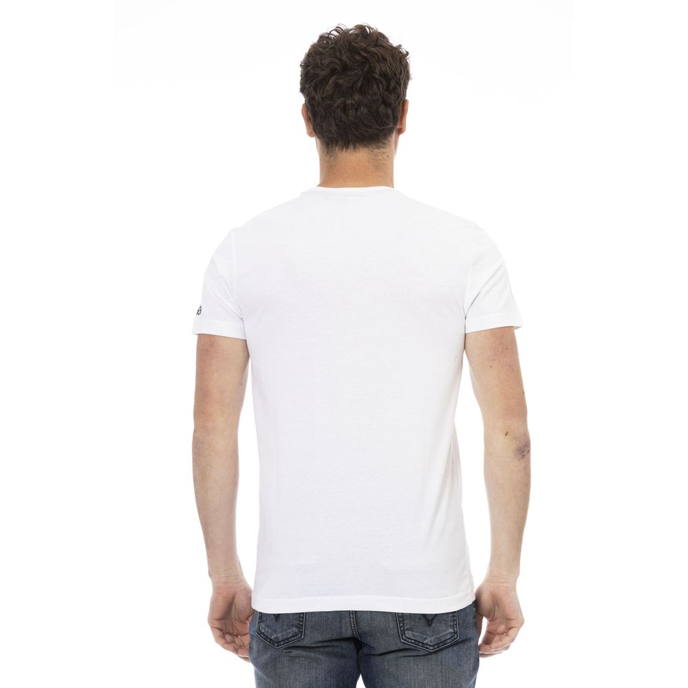Trussardi Action T-shirt for men in white cotton