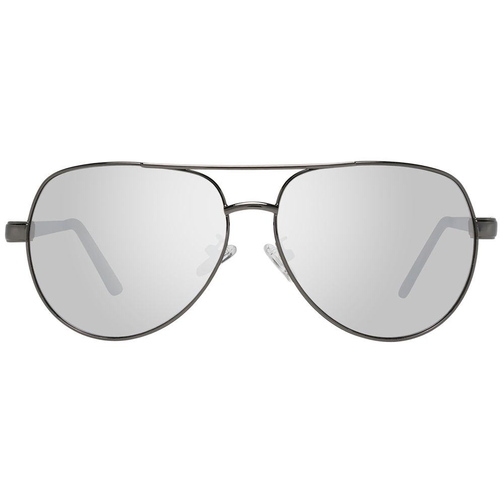 Guess Anthrazitfarbene Metall-Sonnenbrille für Herren