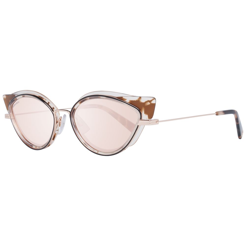Dsquared² Braune Metall- und Kunststoff-Sonnenbrille