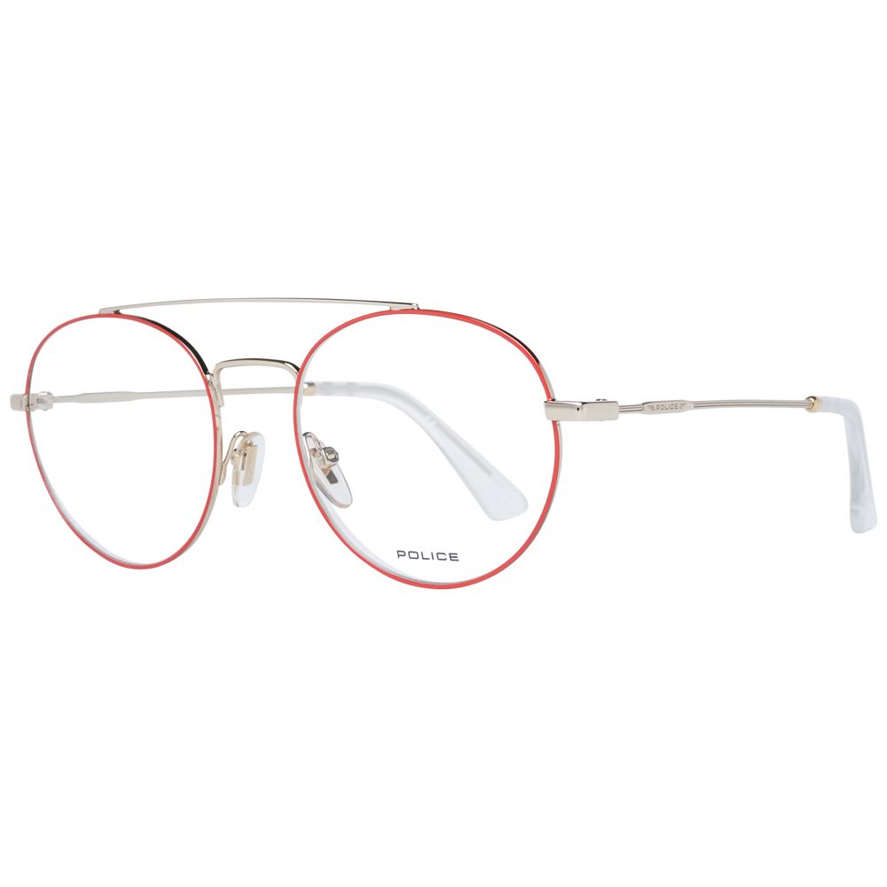 Police Red Men Optical Glasses Frames