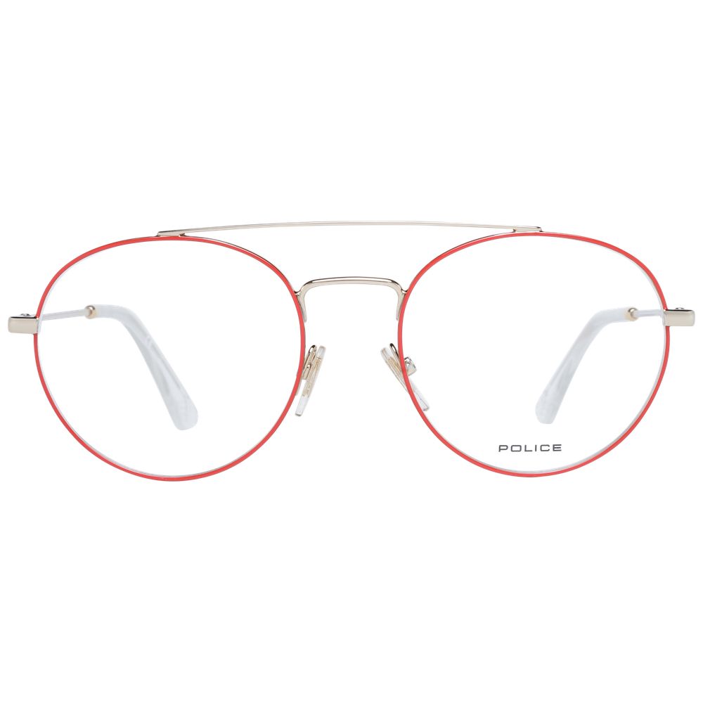 Police Red Men Optical Glasses Frames