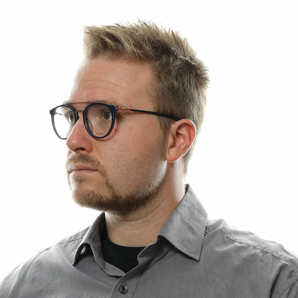 Police Blaue Metall- und Kunststoffbrille (Gestelle)