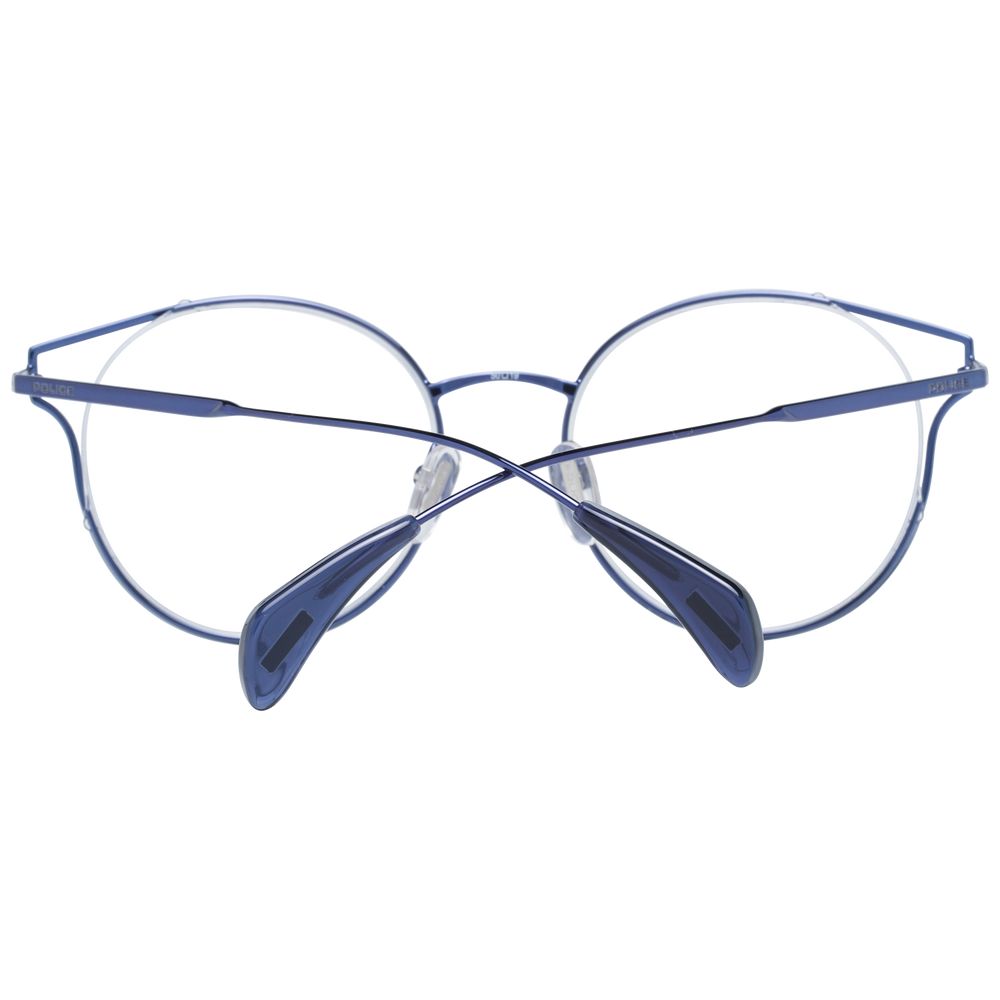 Police Blue Metal and Plastic Glasses (Frames)